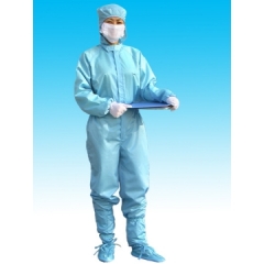 防静电连体无尘衣（附透明胸标）